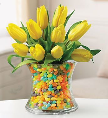 Tulips Beans arrangemet
