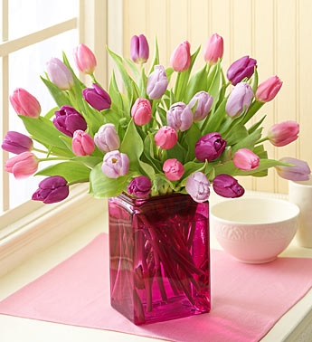 tulips bouquet 10-25 arrangement