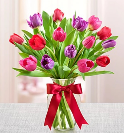 Tulips for Your Valentine Arrangement