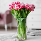 Tulips  Forever Vase Arrangement 