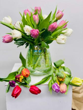 Tulips, One Love Floral Arrangement