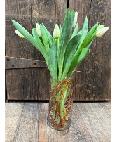 Tulips & Twigs Custom Design Arrangement