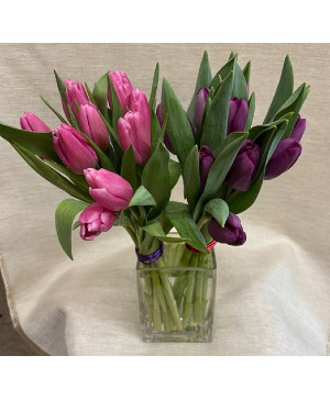 Tulips with a Twist for Mom Arrangement