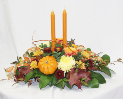 Turkey Day Centerpiece Fresh Floral Design