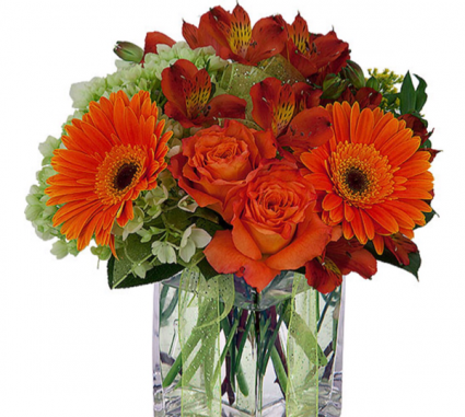 Turn up summer Cube Vase