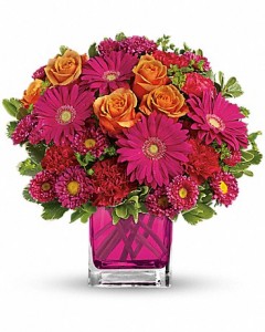 Turn Up The Pink Bouquet in Jasper, TX | BOBBIE'S BOKAY FLORIST