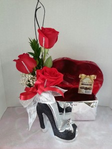 Tuxedo Glitter Shoe Valentines