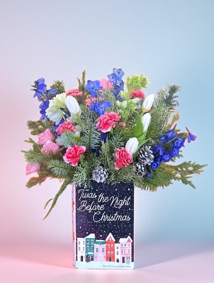 ‘Twas the night before Christmas  Book Vase