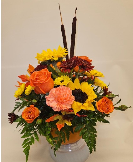 Twice as nice Pumpkin Spice FRESH FLOWERS