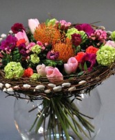 Twig Wreath  & Bloom Bouquet 