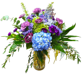 Twilight Garden Vase Arrangement