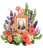Twilight Memorial Memorial Flowers    (frame not included)