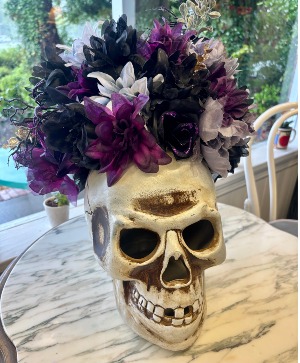 Twilight Skull  Silk Arrangement