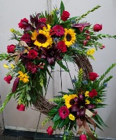 Twilight Wreath Funeral Wreath