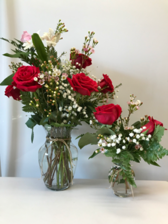Twin Mother Daughter Arrangements Valentine Arrangement