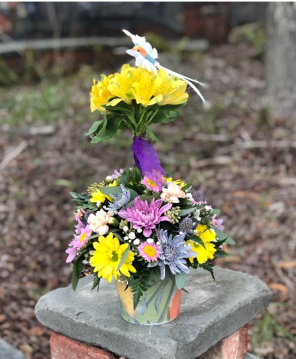 Twinkling Topiary Floral Arrangement