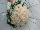 twisted pearl brides bouquet  