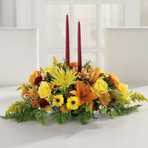 Two Candle  Centerpiece