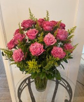 Two Dozen beautiful roses Pink Garden Roses 