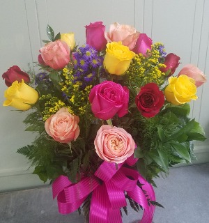 Two Dozen Mixed Roses Roses
