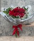 Wrapped Dozen Roses Wrapped Flowers
