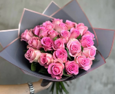  PINK ROSES WRAPPED 