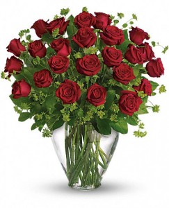 Two Dozen Premium Red Rose Arrangement
