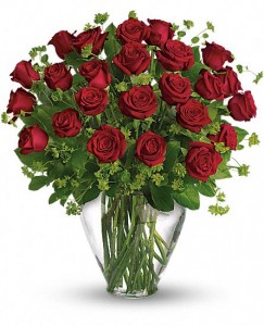 Two Dozen Premium Red Rose Arrangement