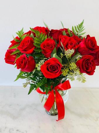 One Dozen Red Roses