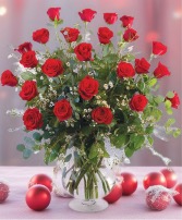 Two dozen red roses 