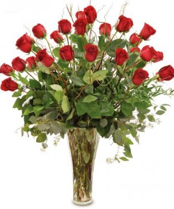 Two Dozen Red Roses Arranged Roses Arranged in Brattleboro, VT | WINDHAM FLOWERS Two Dozen Red Roses Arranged Roses Arranged in Brattleboro, VT | WINDHAM FLOWERS