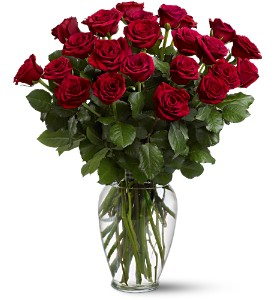 Two Dozen Red Roses Bouquet 