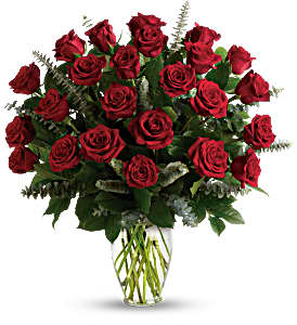 Two Dozen Red Roses Rose Arrangement