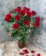 Premium Two Dozen Roses Valentine's Day