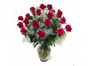 Two Dozen Roses Arrangement