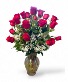 Afroditis Beautiful Roses Vase Arrangement  Two Dozen  Red Roses 