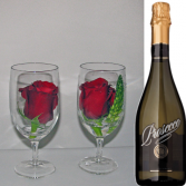 Two Glasses & Prosecco Romance