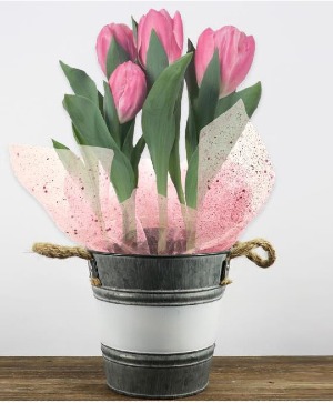 Two Lips in Love Bulbs in Bloom