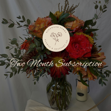 Two Month Flower Subscription  in Waupaca, WI | Barnwood Farms - Flower & Keepsake Co.