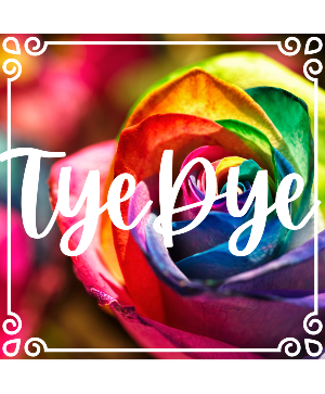 Tye Dye Roses 