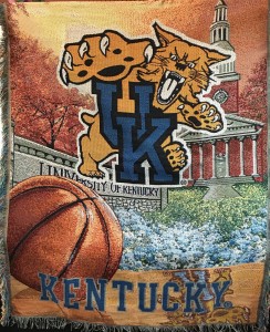 U K Basketball Afghan