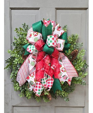 Ugly Sweater artificial wreath