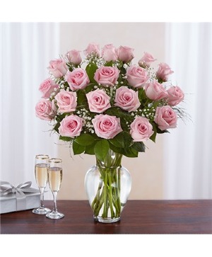 Ultimate Elegance ™12Long Stem Pink Roses 