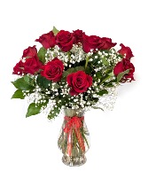 Ultimate Elegance 18 Long Stem Red Roses Rose Arrangement