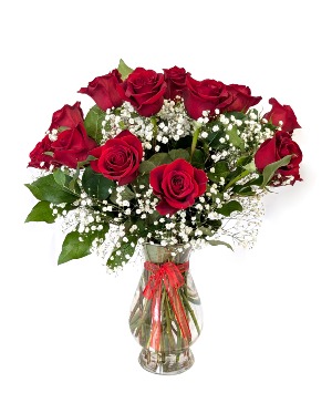 Ultimate Elegance 18 Long Stem Red Roses Rose Arrangement