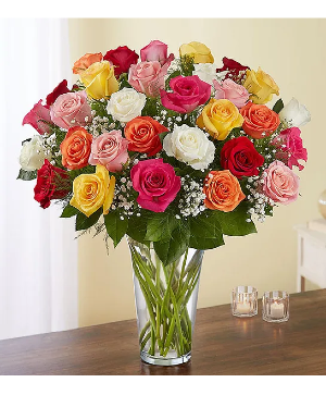 Ultimate Elegance Long Stem Assorted Roses 