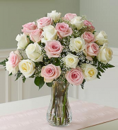 Ultimate Elegance™ Long Stem Pink & White Roses 