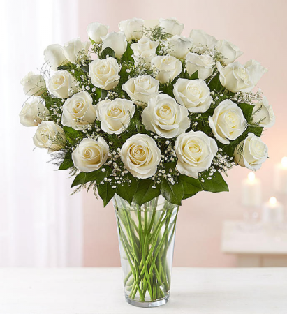 Ultimate Elegance™ Long Stem White Roses 