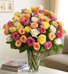 Ultimate Elegance Premium Long Stem Assorted Roses Ultimate Gift in Los Angeles, CA | MY BELLA FLOWER