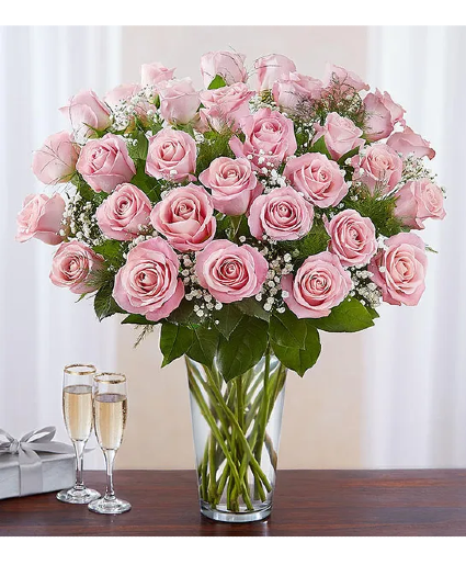 Ultimate Elegance Premium Long Stem Pink Roses 